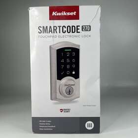 9270trl-15s Kwikset Smartcode 270 Touchpad Electronic Lock Smartkey Security Deadbolt