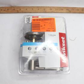 93003-040 Kwikset Rimini Keyless Lockset Satin Nickel
