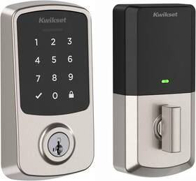 9400blethrdtpd-15s Kwikset 9400blethrdtpd-s Aura Single Cylinder Keyless Entry - Nickel