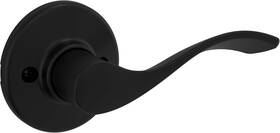 94880-609 Kwikset Balboa Dummy Door Handle Single Sided Lever For Closets Matte Black