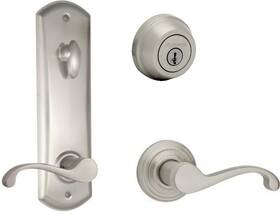 95089-013 Kwikset Vintage Nos Commonwealth Interconnected Passage Door Lock Satin Nickel