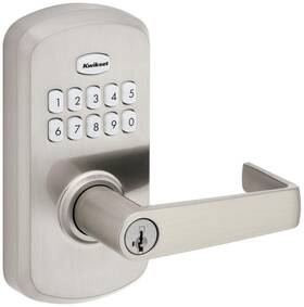955knl-15s Kwikset 955knl-s Smartcode 955 Electronic Keypad Entry Leverset - Nickel