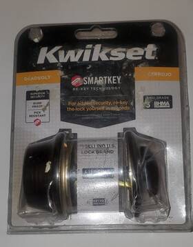 96600-645 Kwikset Smartkey Deadbolt Lock