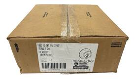 96600-869 Kwikset 12 9660-869 Single Cylinder Deadbolt Satin Nickel 660 15 Smt 6al Strkp