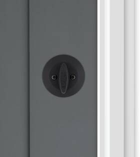 96630-072 Kwikset 663 Unkeyed Deadbolt Lock Matte Black Interior Turn No Exterior - New