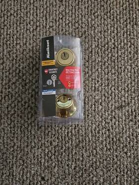 96650-509 Kwikset Series 665 Polished Brass Double Cylinder Deadbolt With Smartkey