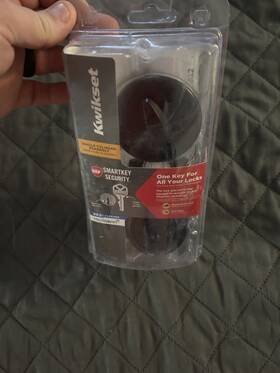96600-710 Kwikset 96650-515 Double Cylinder Deadbolt Matte Black Smartkey Security