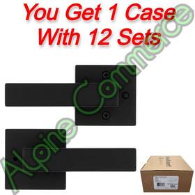 97300-945 Kwikset 12-sets Singapore Privacy Bedroom And Bathroom Handle Matte Black