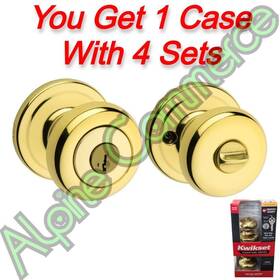 97402-734 Kwikset 4-sets Juno 740j Keyed Entry Door Knob Signature Series