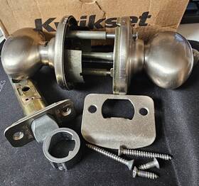 97409-268 Kwikset 740h 15 Smt 6al Rcs Hancock Keyed Entry Lockset Smartkey Satin Nickel