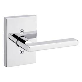 97880-989 Kwikset Halifax Dummy Rectangle Door Handle Single 1 Pack Polished Chrome