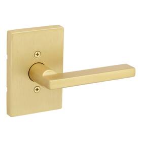 97881-070 Kwikset Halifax Dummy Door Handle Single Sided Lever For 1 Pack Satin Brass