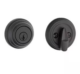 99800-128 Kwikset 980-514 980s-514 Single Cylinder Deadbolt Signature Series Matte Black