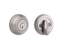 98015smtcpk4v1 Kwikset Satin Nickel Single Cylinder Deadbolt With Smartkey Security And Microba