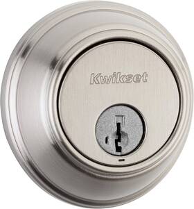 98170-007 Kwikset Deadbolt Smart Key Satin Nickel Door Lock