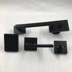 98180-020 Kwikset San Clemente Front Door Hs Halifax Single Cylinder Matte Black