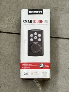 98880-005 Kwikset Smartcode 888 Touchpad Electronic Deadbolt Door Lock