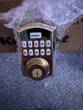 98920-002 Kwikset Brass Home Connect 620 Smartkey Keypad Smart Lock Venetian
