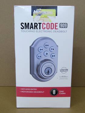 99090-18 Kwikset Smartcode 909 Touchpad Electronic Deadbolt Lock 092716 Sealed