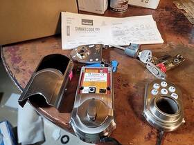 99100-078 Kwikset Read Smartcode 910 Touchpad Electronic Deadbolt Keyway
