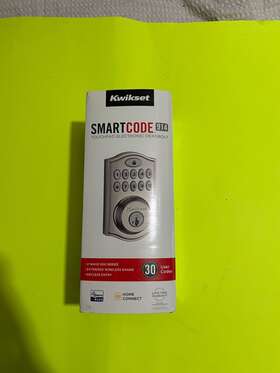 99140-023 Kwikset Smart Code 914 Traditional Lock Keypad Satin Nickel