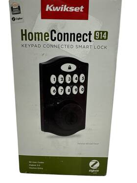 99140-031 Kwikset Homeconnect 914 Keypad Smart Deadbolt Lock Ob