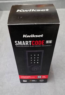 99160-044 Kwikset Smartcode 916 Venetian Bronze Z-wave Smart Lock