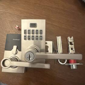 99170-003 Kwikset Smartcode 917 Residential Electronic Lever - Satin Nickel