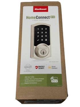 99180-001 Kwikset New Satin Nickel Touchscreen Home Connect 918 Z-wave Plus Lr Smart Lock