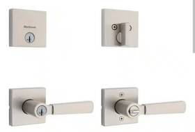 991phl Kwikset Perth Hand Single Cylinder Deadbolt Combo Smartkey Security Satin Nickel