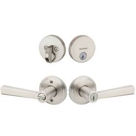 991tdl Kwikset Trafford Keyed Entry Lever Single Cylinder Deadbolt Combo Pack