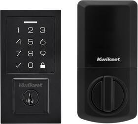 992700-005 Kwikset Smartcode 270 Touchpad Electronic Lock Matte Black