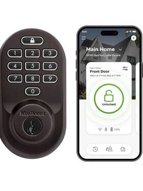 99380-002 Kwikset Halo Wi-fi Smart Lock Keyless Entry Door Deadbolt Geofence Auto-unlock