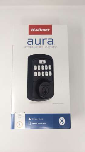 99420-001 Kwikset New Aura Electronic Bluetooth Keypad Smart Lock Deadbolt With Smartkey