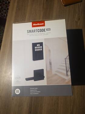 99690-026 Kwikset Smartcode 260 With Halifax Lever Combo Pack Matte Black Keypad New