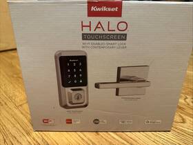 99690-044 Kwikset Halo Touchscreen Smart Door Lock With Lever 1445789 Satin Nickel