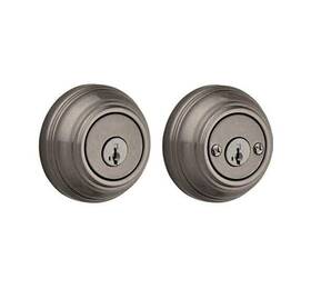 99850-074 Kwikset 985 15 Double Cylinder Deadbolt Satin Nickel Smartkey Key Both Sides