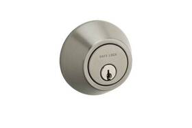 Sd9102-15 Kwikset Sd9102 9100 Series Single Cylinder Keyed Entry Deadbolt - Nickel