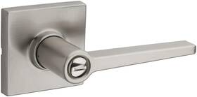 Sl4000dalsqt-15 Kwikset Safe Lock Daylon Lever Square Rose Privacy Satin Nickel