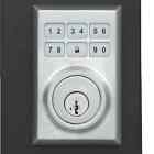 Kwikset Smartcode 909 Contemporary Single Cylinder Satin Chrome Electronic Deadbolt 883351518956