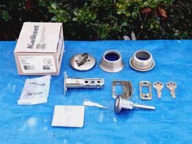 T6605smtcprcalr Kwikset 660 Antique Brass Single Cylinder Deadbolt With Smartkey And Microban