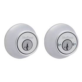 T66526dsmtcprca Kwikset 665 Satin Chrome Double Cylinder Deadbolt Featuring Smartkey Security