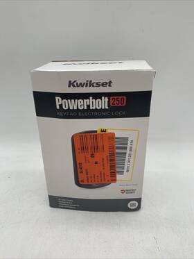 Trs11p Kwikset Powerbolt 250 10-button Keypad Electronic Deadbolt Lock In Matte Black