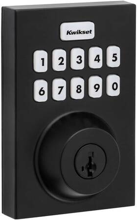 98920-004 Kwikset Zw700 Home Connect 620 Smartkey Keypad Smart Lock Matte Black