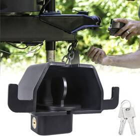 Dkd6493bk Kyostar Trailer Coupler Lock For 2-5/16 Inch Fits Travel Trailers Yachts Boats Tr