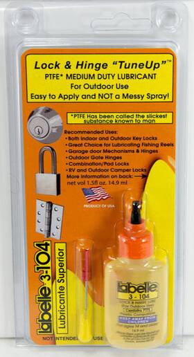 0430-3104 Labelle Lubricants 3134-wmt Wal-mart Recommended Lock 2-pak/ Oil And Ptfe Dry Lube