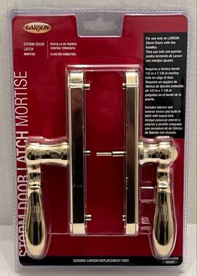 Ch3020701 Larson 092304172682 Brass Storm Door Latch Mortise For Doors New