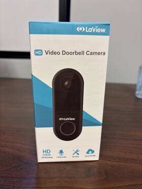 Laview 192728011427 Video Doorbell Camera 2-way Audio Cloud Storage For Videos 1080p Hd Recording