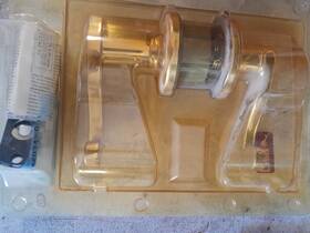 2034-000 Lavin Polished Brass Lever Lock Door Mount With Keys And Strike Plate