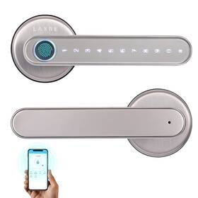 Laxre 762169873733 Fingerprint Smart Door Lock - Biometric Bluetooth Deadbolt With App Digital